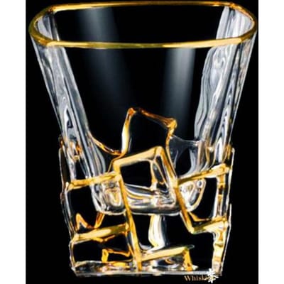 Whisky Glazen Tumblers Set Gouden Lijn Wijn Whisky Glazen Goud Geschilderd Kristal Barware Multifunctioneel Bier Cocktail 280-300ML