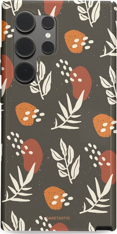 Casetastic Hoesje Geschikt voor Samsung S24 Ultra - Stijlvolle Beschermende Duo-layer Case - Zandsteen