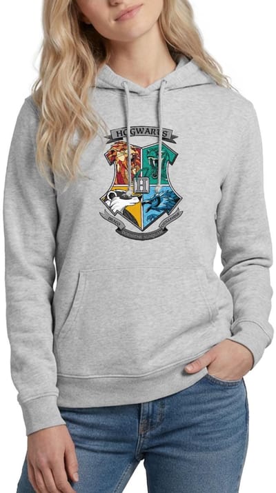 Harry Potter Hogwarts Logo Hoodie Dames