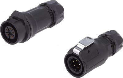 400V kabelverbinder - Male + Female - 5-aderig - IP67