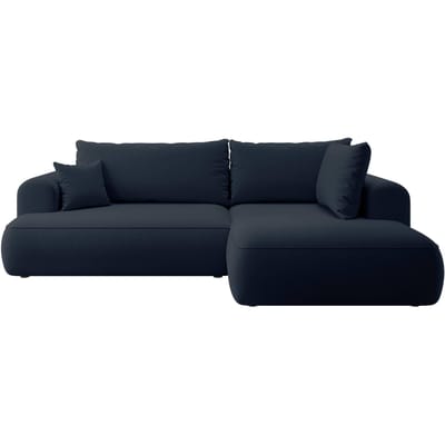 Hoekbank Philipa Big rechts velvet met slaapfunctie | Selsey Design