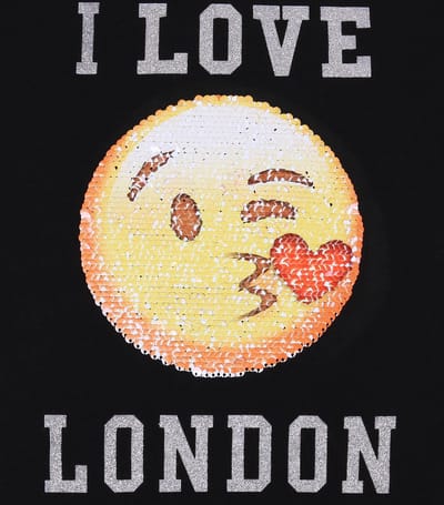 Zwarte I Love London blouse