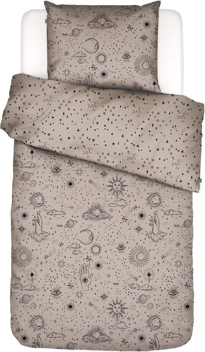 COVERS & CO That's The Spirit Dekbedovertrek Taupe - Eenpersoons – 140x200/220 cm