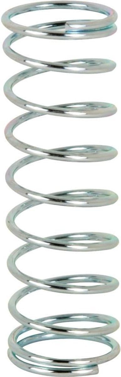 Compressieveren - Veren staal - Algemeen gebruik - Corrosiebestendig vernikkeld - 2 stuks - Nikkel