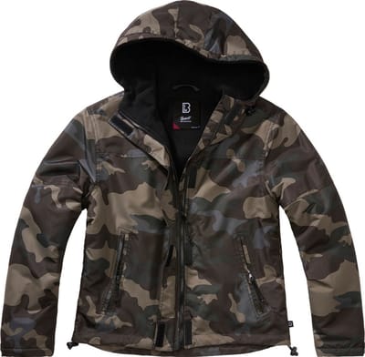 Brandit Ladies Windbreaker Frontzip Windbreaker dark camo XL Polyester - Basics