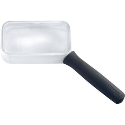 Eschenbach 2668950 Vergrootglas Vergrotingsfactor: 2.7 x Lensgrootte: (l x b) 90 mm x 50 mm Zwart