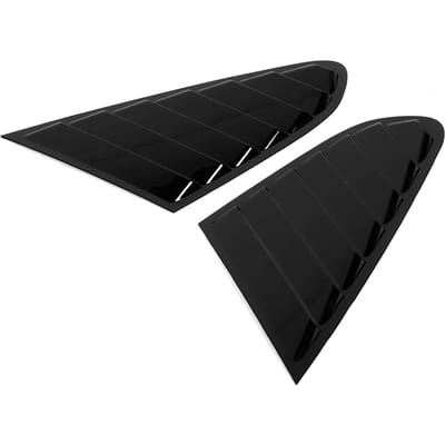 Raamlamel Fel Zwart ABS Zijraam Luchtinlaat Kap Bekleding voor A5 2008 2016 black