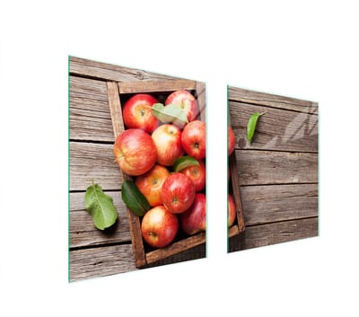 TMK ArtDeko - Snijplank - 85x52 cm - Appels - Veiligheidsglas