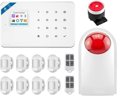 Slim Beveiligingssysteem - Huis Alarm - Inbraak Preventie - APP Controle - 23 x 13 x 13 cm