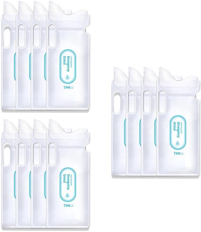 Allecto - Draagbare Urinezak - Noodtoilet Plaszakken - 700 Ml