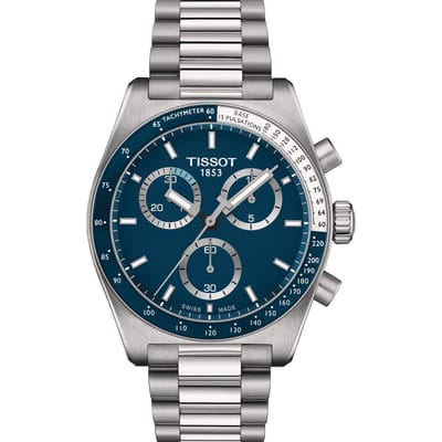 Tissot Pr516 Serie Kwarts Uurwerk 100 Meter Waterbestendig Horloge 40 Mm Blauwe Wijzerplaat Roestvrijstalen Kast Stalen Armband T149.417.11.041.00 Blue Dial gray