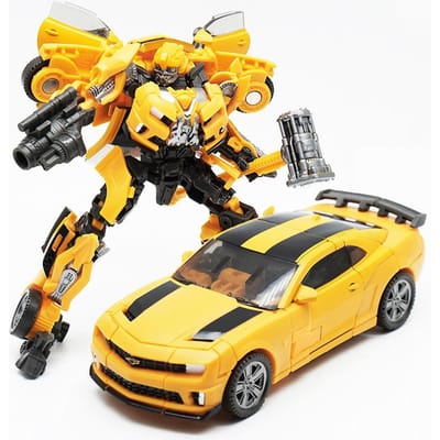 JIALEHUANG 18cm Nieuwe Transformatie Schattig Speelgoed Film 7 Versie Robot Serie KO SS13 Anime Actiefiguur Auto Tank Model 8807