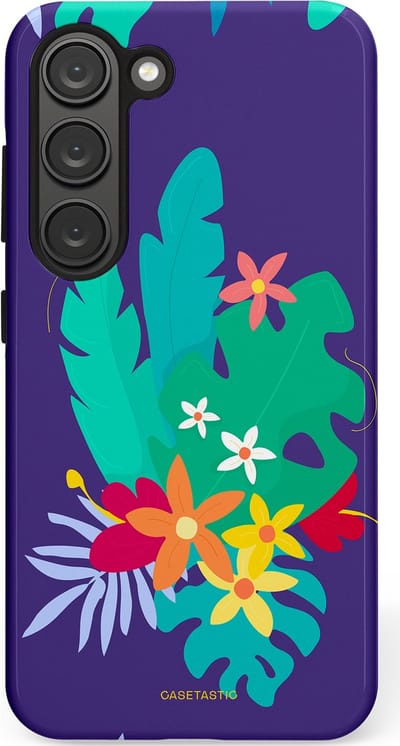 Casetastic Hoesje Geschikt voor Samsung S23 - Stijlvolle Beschermende Duo-layer Case - Surfplant