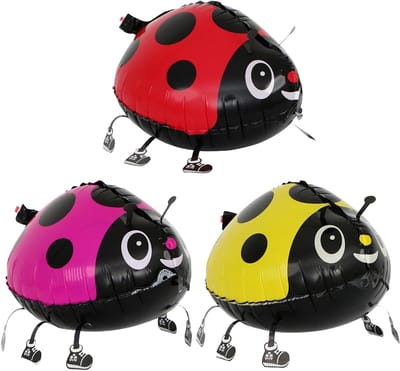 Luchtballon in de vorm van een kever voor feestdecoratie en kinderfeestjes