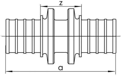 REHAU Koppeling SDR 11 RX 75 - 75, 12676111001