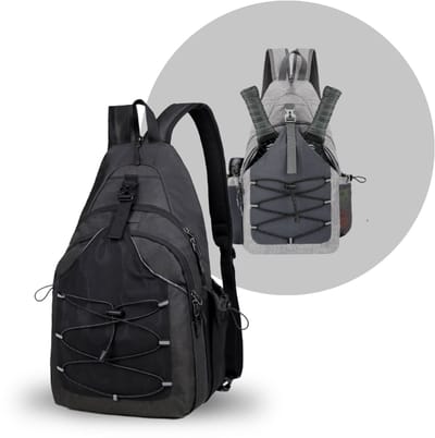 MAINIUS® - Pickleball Tas Rugzak - Waterafstotende Sporttas - Ruimte voor 2 tot 4 Pickleball Peddels - Duurzaam & Comfortabe - Outdoor sporttas - Pickleball Accesoires en Gear - Ook geschikt als Padel- en Tennistas