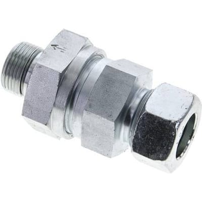 22L (M30x2) & G3/4'' Regeling-In Elektrolytisch verzinkt Stalen Terugslagklep Snijring Buitendraad 1-160 bar ISO 8434-1