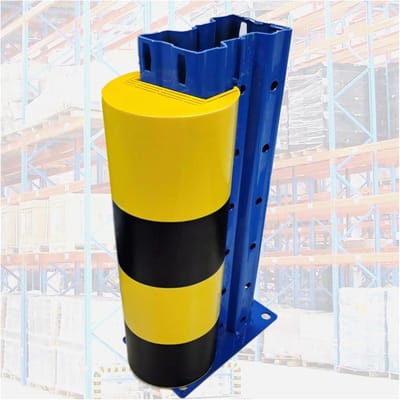 Palletrek Beschermers - Stellinghoek Hoes - Magazijn Beveiligen - Slagvaste PVC - Set van 4 - Geel