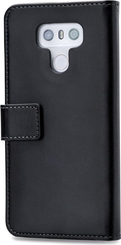 Mobilize Telefoonhoesje geschikt voor LG G6 Hoesje | Mobilize Classic Gelly Wallet Bookcase Portemonnee | Pasjeshouder voor 2 Pasjes | Telefoonhoesje voor Pinpas / OV Kaart / Rijbewijs - Zwart