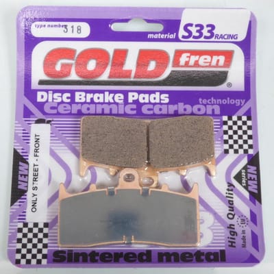 goud fren remblok voor motorfiets bmw 1150 r r 2001 tot 2006 avg / avd nieuw