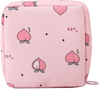 Menstruatie Product Tas - Hygiëne Tasje - Veilig Opbergen - Waterdicht Oxford Stof - 12x12x4 cm