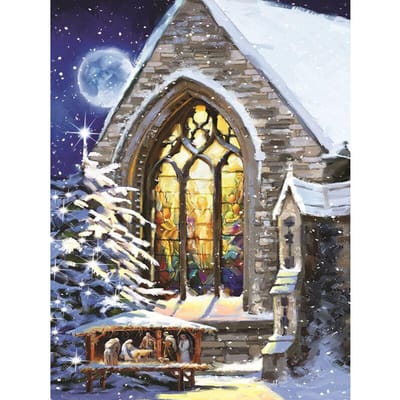 Volledige ronde boor diamant borduurwerk sneeuw huis 5D DIY diamant schilderij kruissteek strass 20X30CM gray