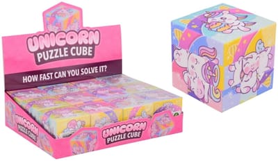12 Eenhoorn draai puzzel kubussen 24494.