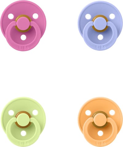 Bibs fopspeen 0-6 maanden set 4 stuks Bubblegum,Hush.Matcha en Sunkissed maat 1