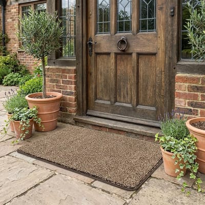 Maison Elara Binnendeurmat met Laag Profiel - Antislip Vuilvanger - 45 x 70 cm - Bruin