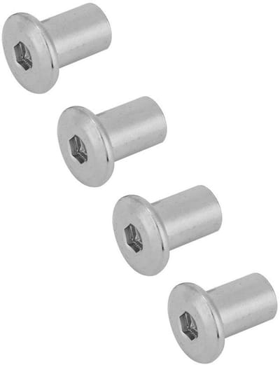 Set van Ronde Moeren M6 en M8 voor Meubelmontage - Diverse Maten en Hoeveelheden voor Zeskant Schroevendraaiers - 50 Stuks Inclusief Accessoires