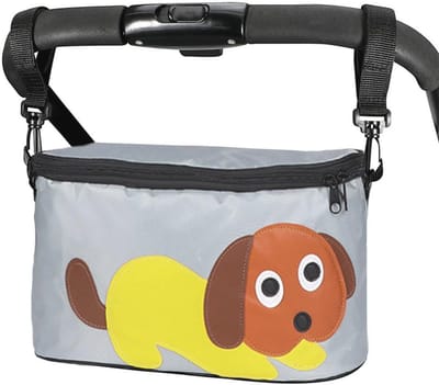 Ruime universele kinderwagen organizer met cartoon-design - waterdicht en lichtgewicht