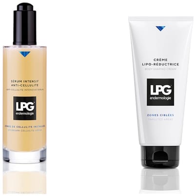 LPG - Endermologie - huidverzorging - anti-cellulite serum + lichaamscontour-crème - combipack - 1x100ml + 1x200 ml
