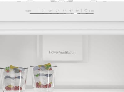 SIEMENS KI81RNSE0 iQ100 Inbouwkoelkast, 177,5 x 56 cm nis, 310 l, Made in Germany, freshBox voor groenten en fruit, snel koelen, zeer stil met slechts 35 dB, led-verlichting, sleepscharnier