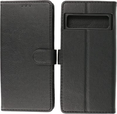 Google Pixel 8 Pro Hoesje Book Case Portemonnee Telefoonhoesje - Zwart
