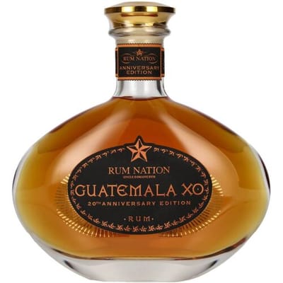 Rum Nation Guatemala XO 20th Anniversary Edition 40% Vol. 0,7l in geschenkverpakking