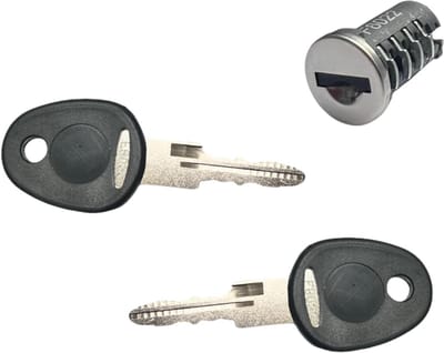 Deurcilinder Slot - Insteekcilinder Caravan - Camper Beveiligen - FAP Nieuw Systeem - 275 mm Lengte - Zwart