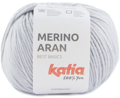 Katia Merino Aran - 98 blauwgrijs - Merinogaren