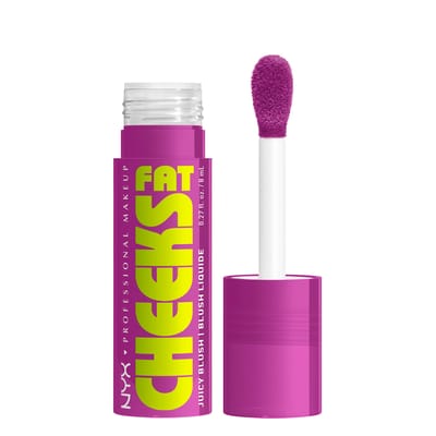 NYX Professional Make Up Fat Cheeks Blueberry Burst Blush - Vloeibare Formule - Blijft tot 12 uur lang zitten - 8ml