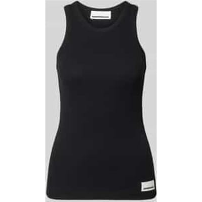 slim fit tank top van katoenmix model 'KANITAA'