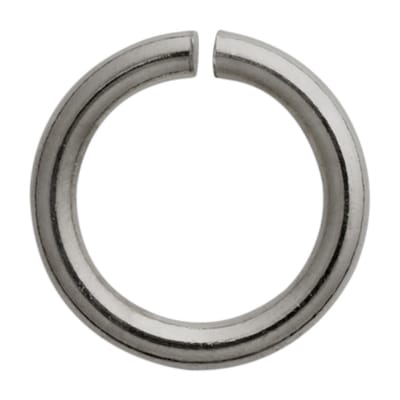 Springring rond roestvrij staal / wit Ø 5,00 mm, dikte 1,00 mm
