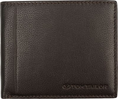 TOM TAILOR Portemonnee Bela Horizontal Wallet Dark Brown Donkerbruin