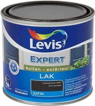 Levis lak 'Expert' buiten caracas bruin zijdeglans 500 ml