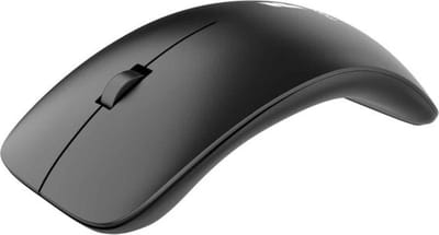 FoneTex Ergonomische Draadloze Muis - Draadloos 2.4Ghz - Laptop Muis - Geschikt voor Microsoft Windows 11, 10, X, Vista - Model Surface Arc Wireless Mouse - Zwart