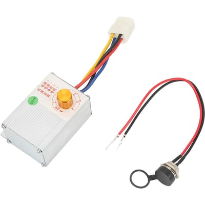 12V 250W Elektrische Fiets Snelheidsregelaar Universele Snelheidsregelaar voor Driewielers Motorfietsen met Oplaadpoort white