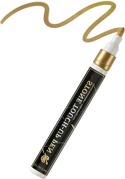 Kleurstift Grafsteen - Steenmarker Goud - Grafonderhoud - Waterdichte Inkt - 14 cm - Goudkleurig