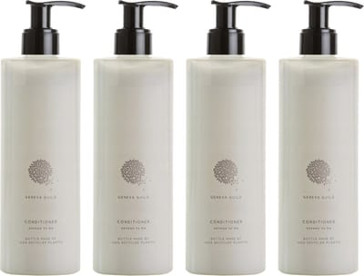 Geneva Guild Haarconditioner met creatine en kamille-extract met pompje, veganisten 4x380 ml