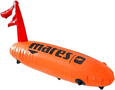 Waterdichte Duik Vlag Oranje voor Veiligheid op Open Water