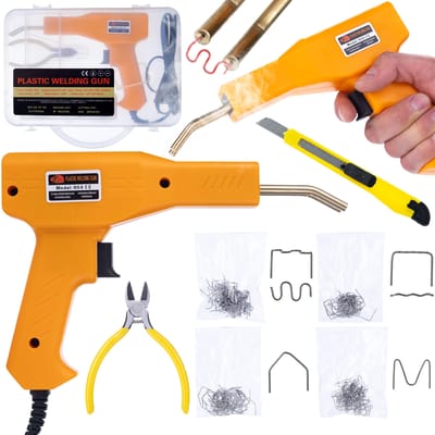 Rosfix Nietpistool Set - Voor Plastic, 200 Nietjes - 230V 50W, 750°C - Reparatie Auto en