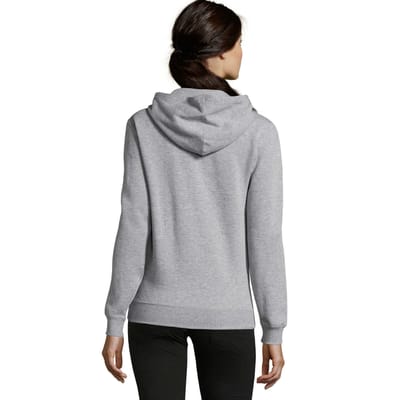 SOLS Dames/Dames Seven Full Zip Hoodie (Grijze Melange)