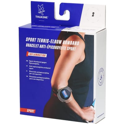 Thuasne Sport Tennisarm Elleboogbrace - 2 - Universeel - Zwart